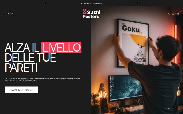 Sushi Posters storefront