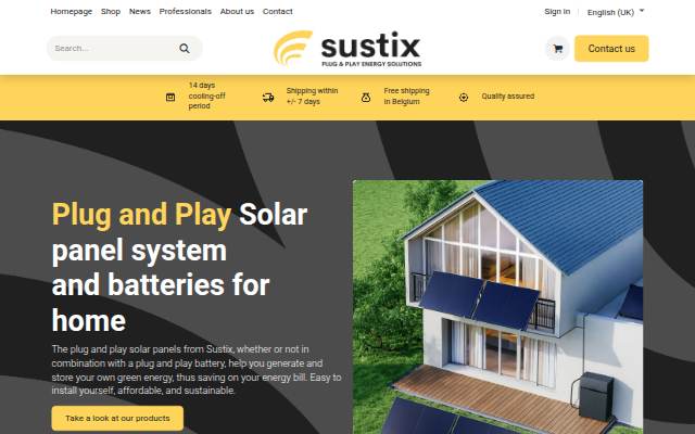 Sustix storefront