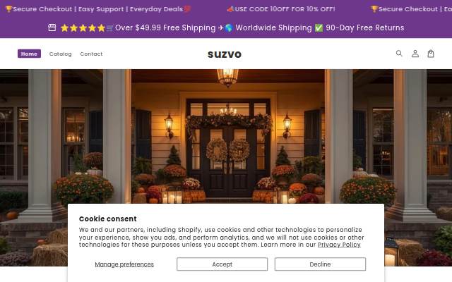 suzvo storefront