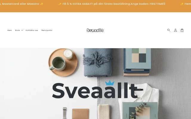 Sveaallt storefront