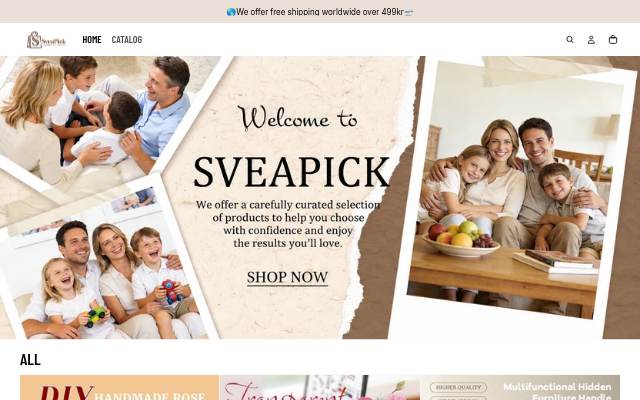 SveaPick storefront