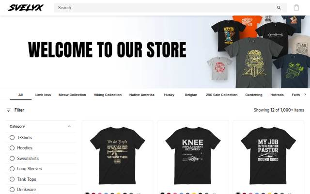 Svelyx storefront