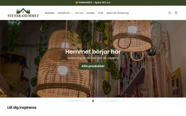 Svenskahemmet storefront
