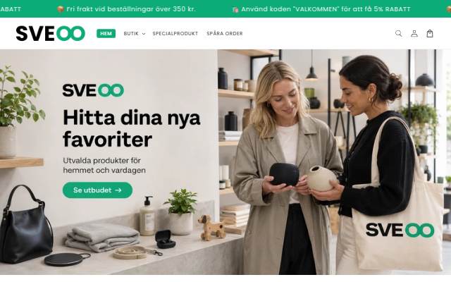 SVEOO storefront