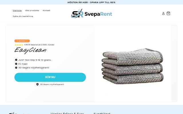 SvepaRent storefront