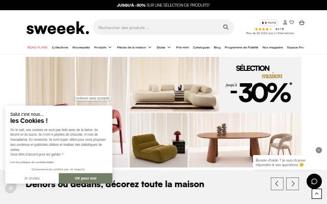 sweeek storefront
