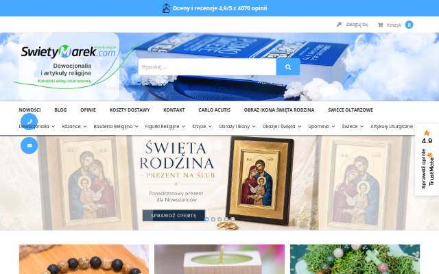 Dewocjonalia i artykuły religijne storefront