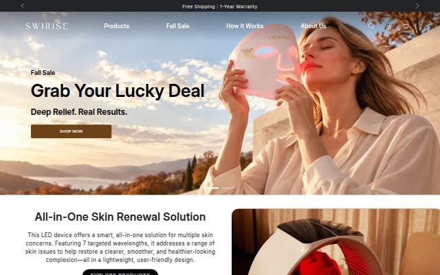 SWIRISE storefront