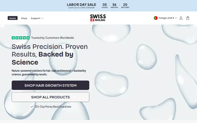 Swiss Biolabs storefront