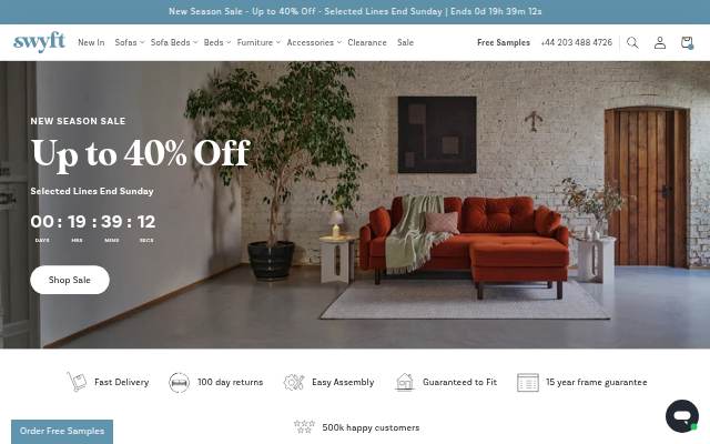 Swyft storefront