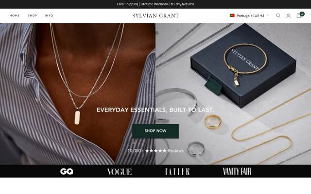 Sylvian Grant storefront