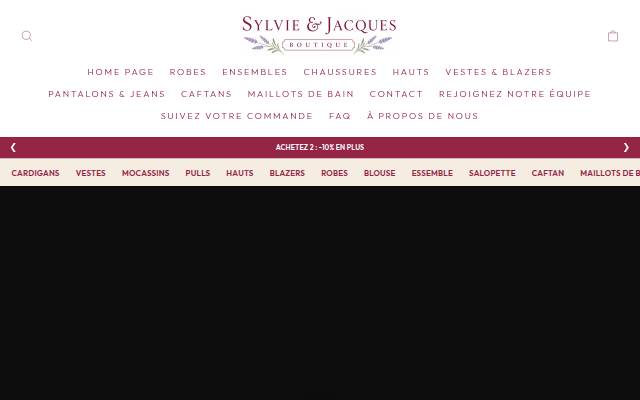 Montra da Sylvie &amp; Jacques Boutique
