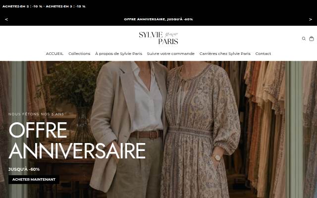 Sylvie Paris storefront