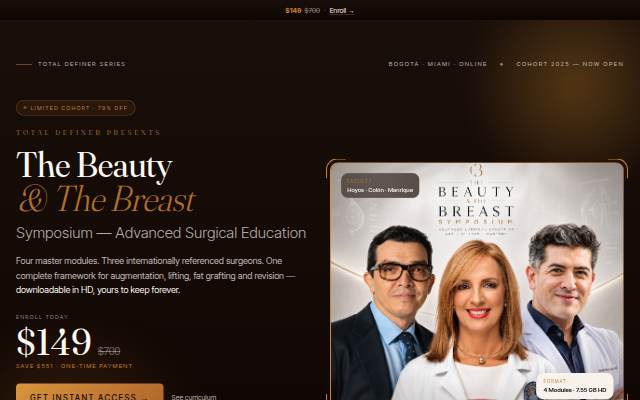 Montra da Total Definer: The Beauty &amp; The Breast Symposium — $149 (was $700)