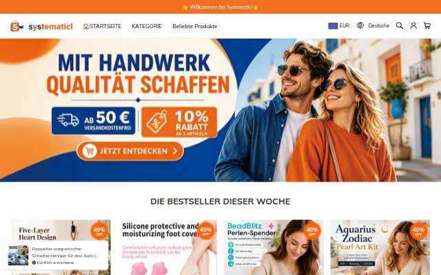 Systematicl storefront