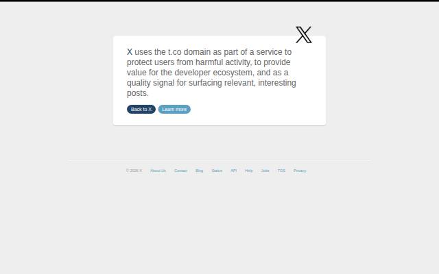 t.co / X storefront
