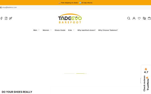 Tadeevo Barefoot storefront
