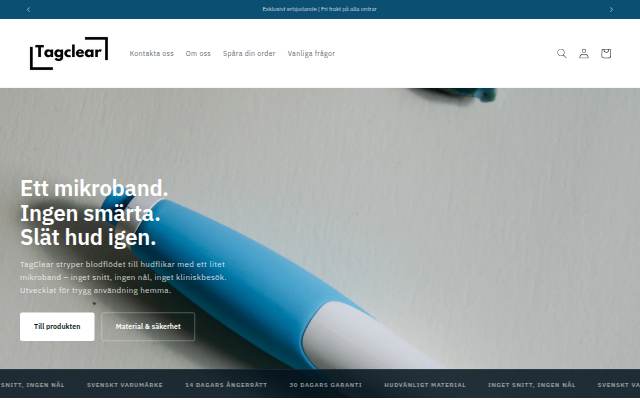 TagClear storefront