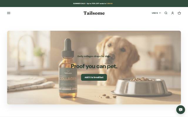 Tailsome storefront