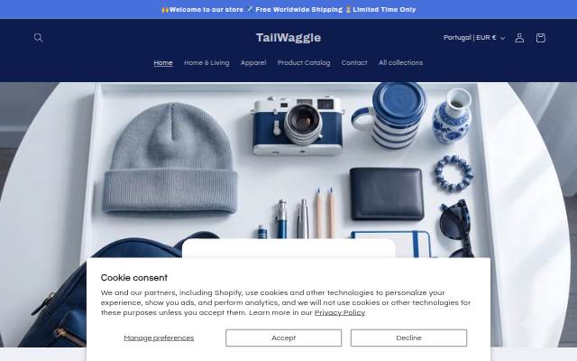 TailWaggle storefront