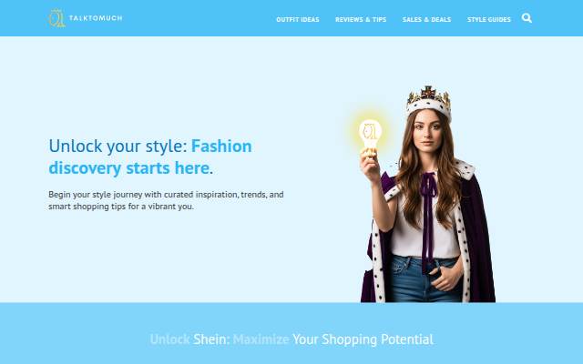 talktomuch.com storefront