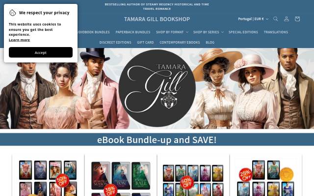 TAMARA GILL BOOKSHOP storefront