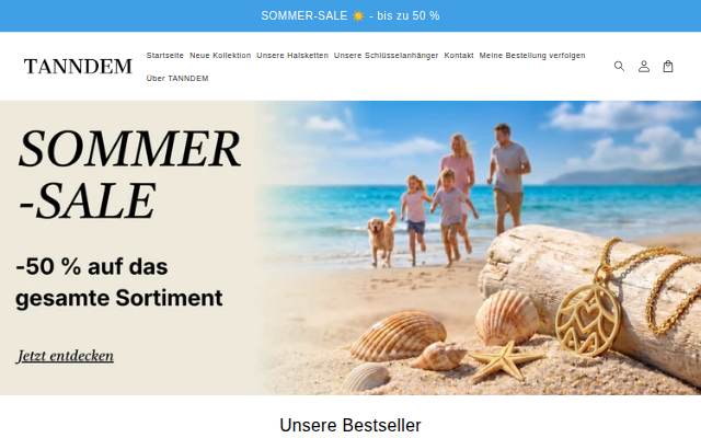TANNDEM Deutschland storefront