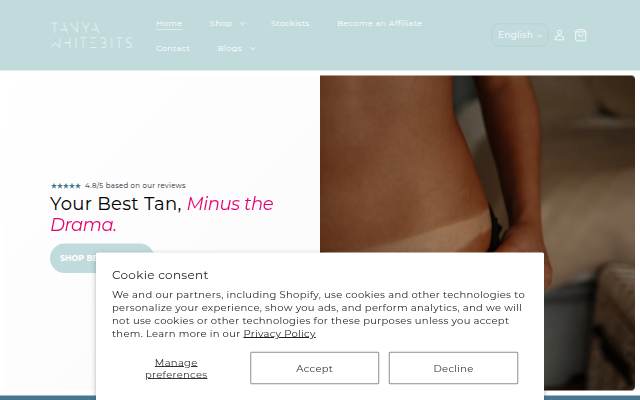 Tanya Whitebits storefront