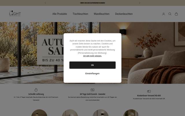 Tap-Light storefront