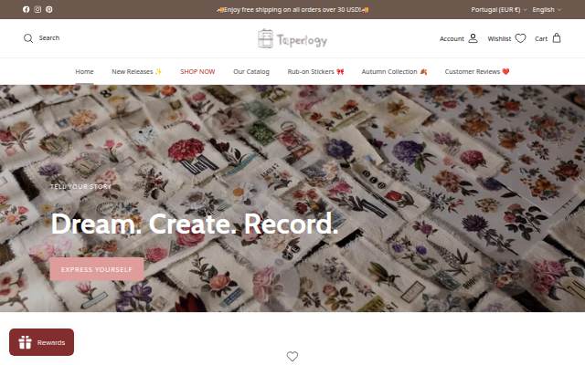 Taperlogy storefront