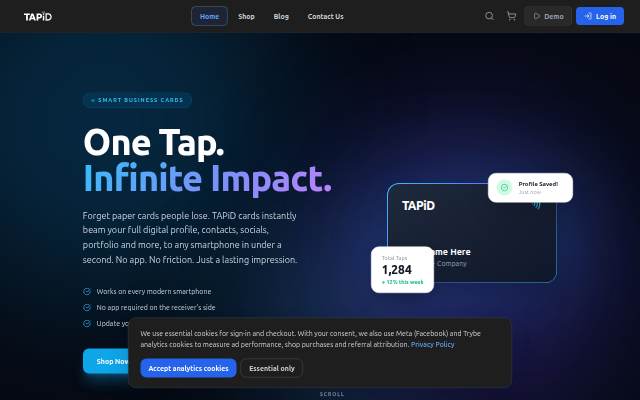 Startseite von TAPiD