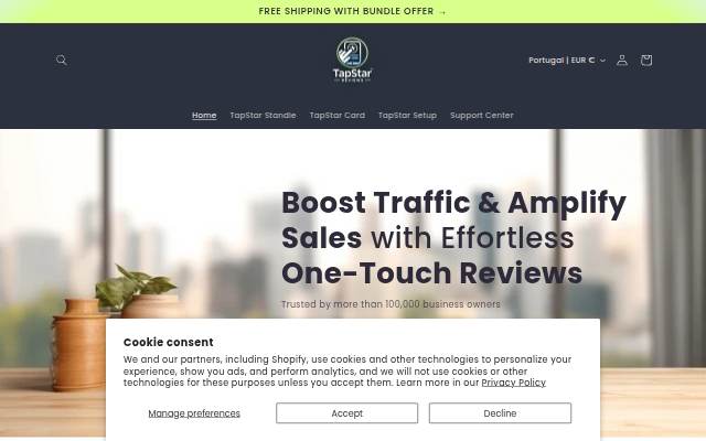 TapStar storefront