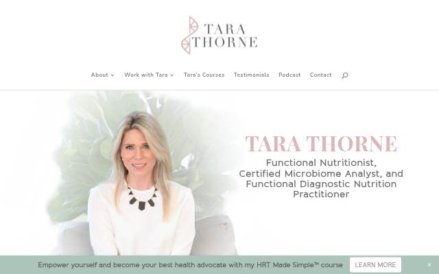 Startseite von Tara Thorne Nutrition
