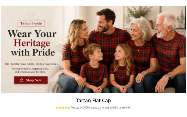 Tartan Vibes Clothing storefront
