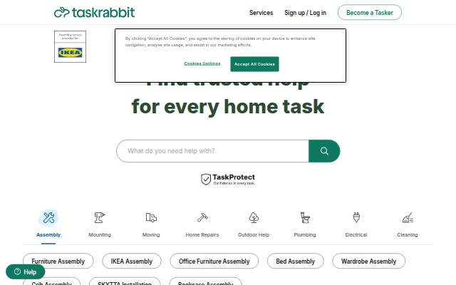 Taskrabbit: Same Day Handyman, Moving &amp; Mounting Services storefront