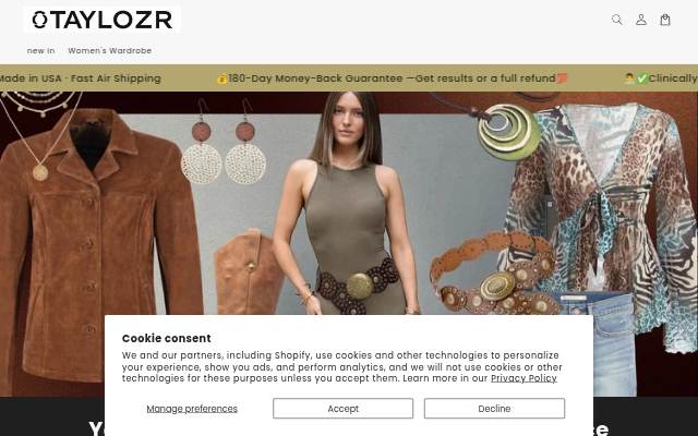 Taylozr storefront