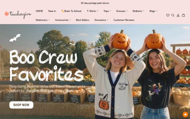 Teachergive storefront