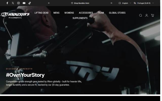 Team Industry UK storefront