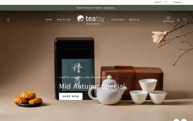 TeaTsy™ Official Website storefront