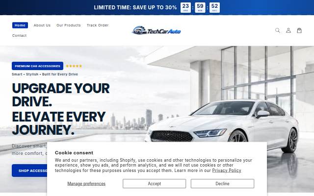 TechCar Auto storefront
