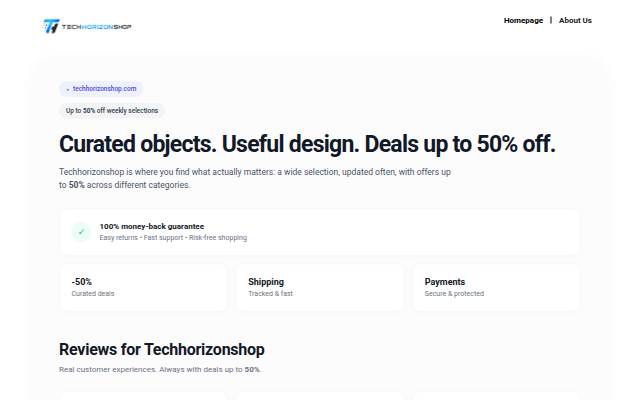 techhorizonshop.com storefront