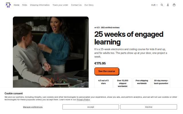 TechToast Academy storefront