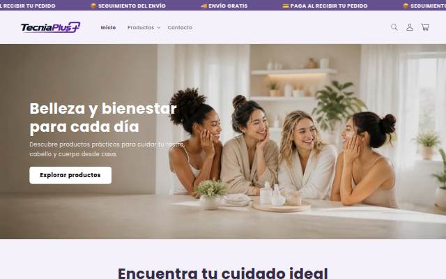 TecniaPlus storefront