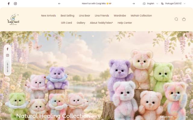TeddyTales storefront