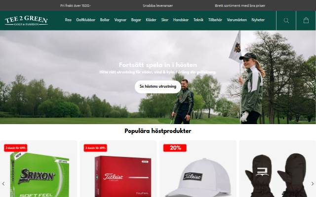 Tee 2 Green storefront