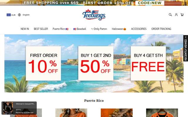 Teebangs storefront