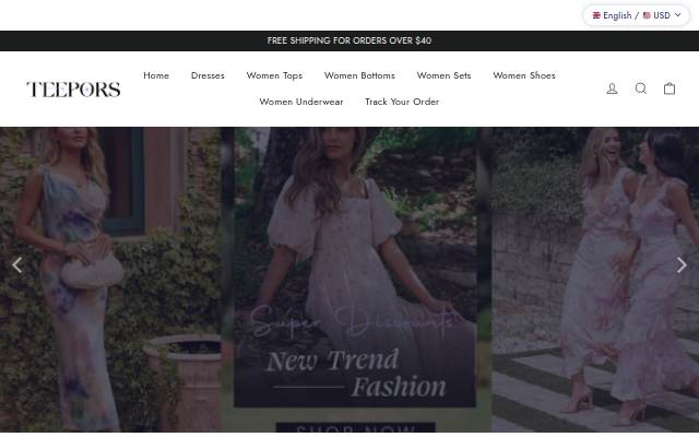 teepors storefront