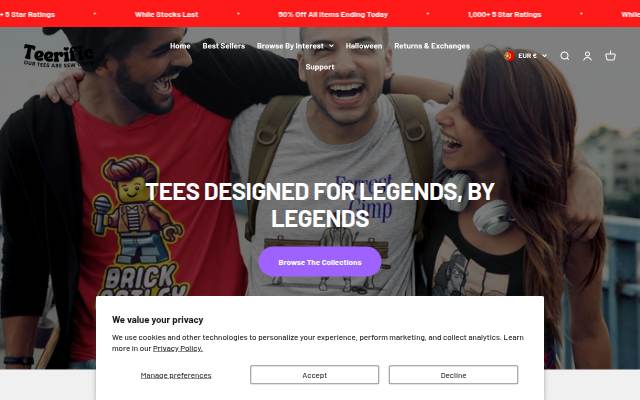 Teerific storefront