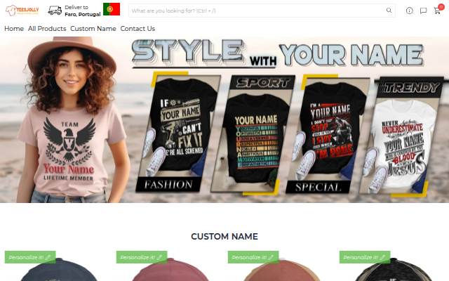 TeesJolly.com storefront