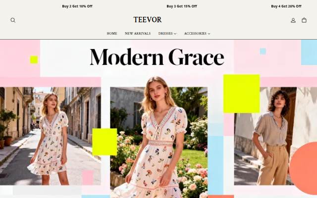 Startseite von Teevor